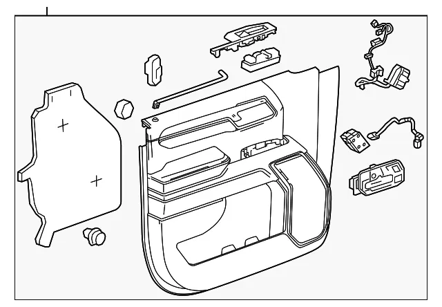Door Trim Panel - GM (85778599)