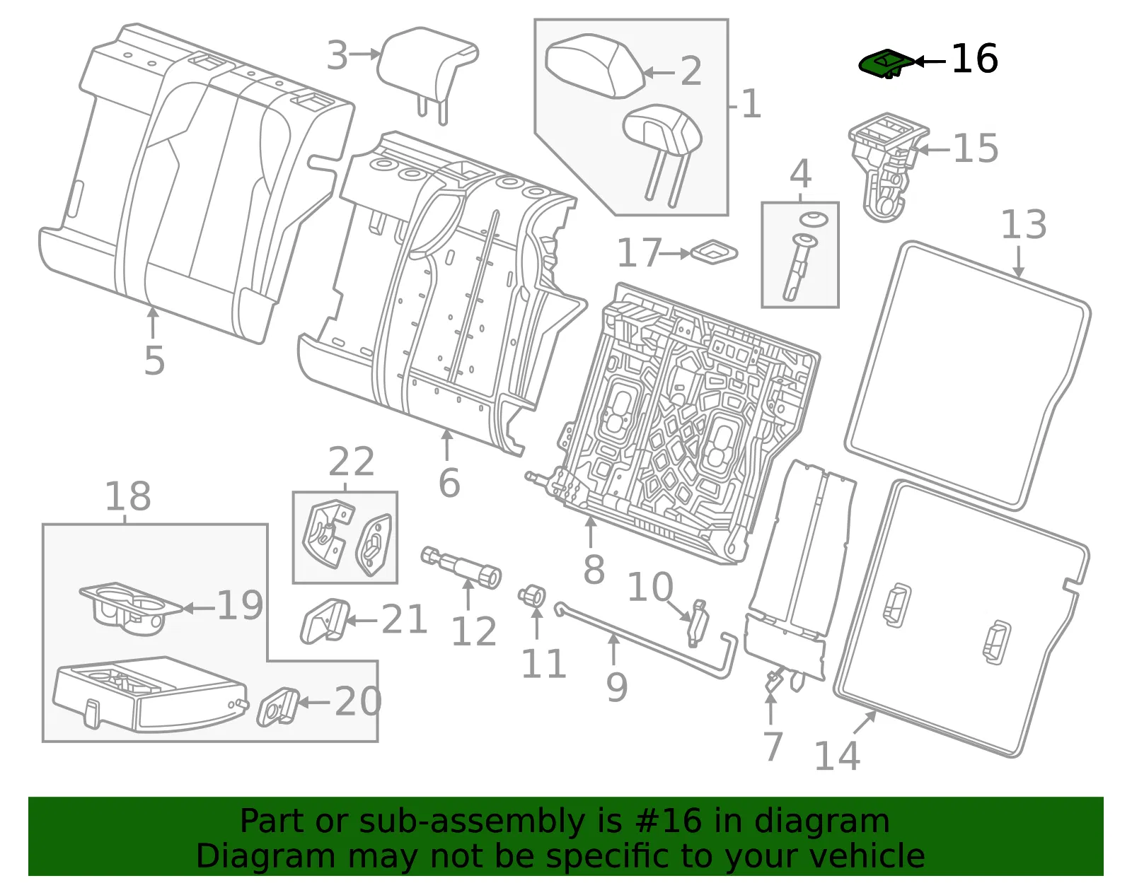 Latch Cover - GM (85779045) - view 4