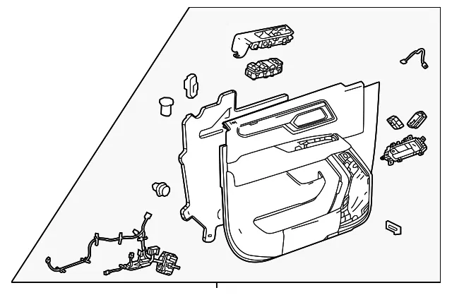 Door Trim Panel - GM (85785839) - view 2