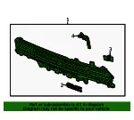 Grille Assembly - GM (85787586) - view 6