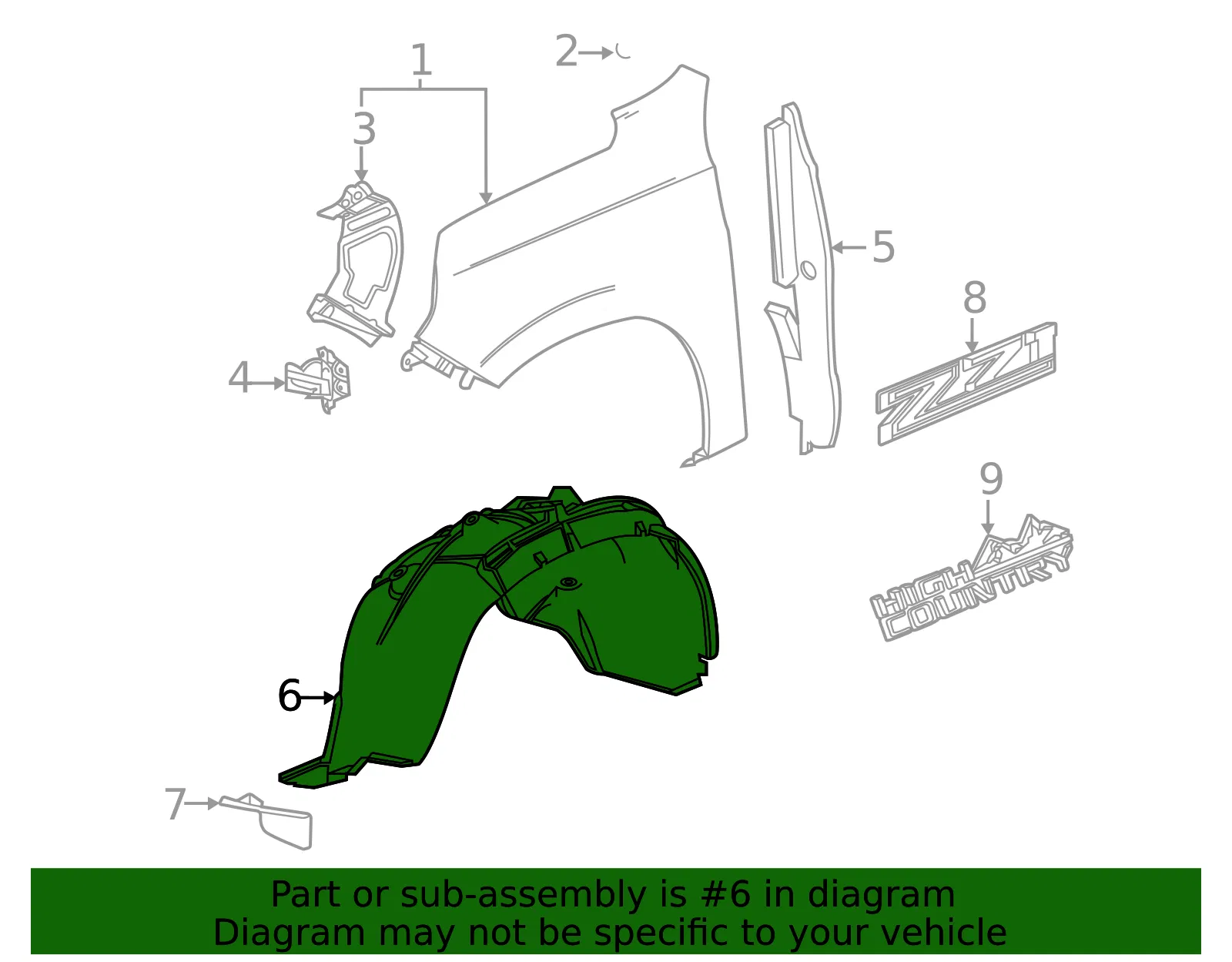 Fender Liner - GM (85799729) - view 2