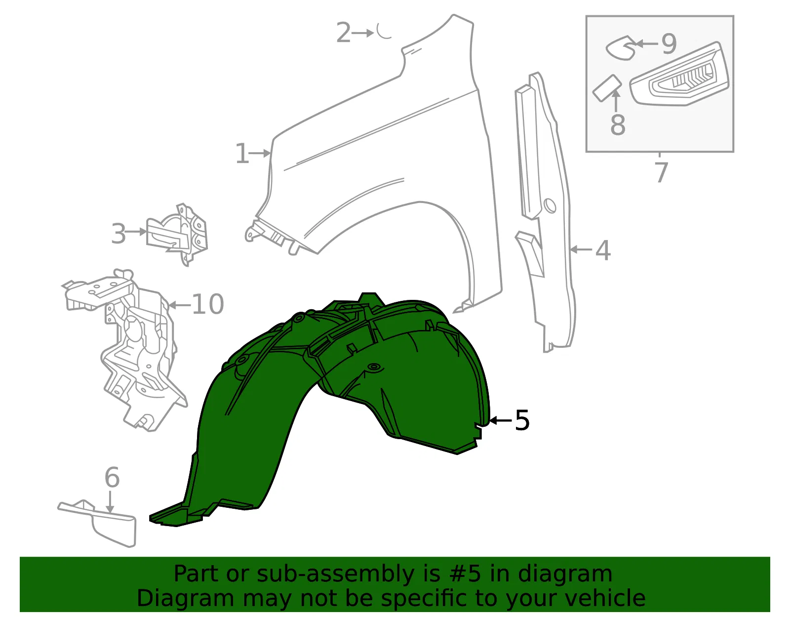 Fender Liner - GM (85799731) - view 2