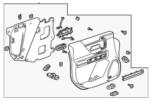 Door Trim Panel - GM (85800313)