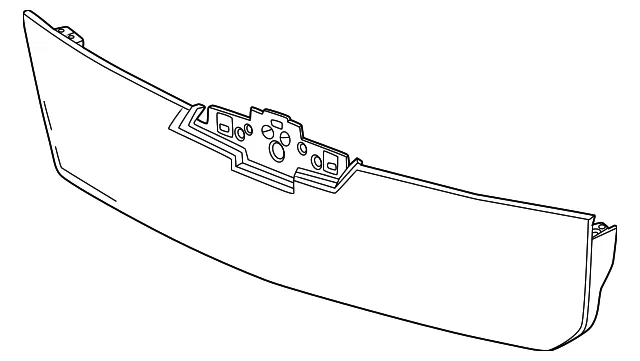 Upper Grille - GM (85802037)