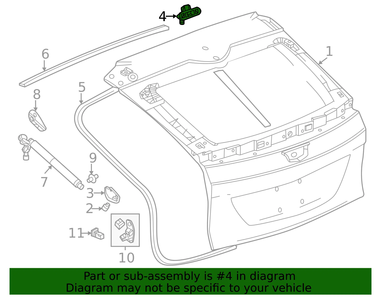 Front Hinge - GM (85812747) - view 3