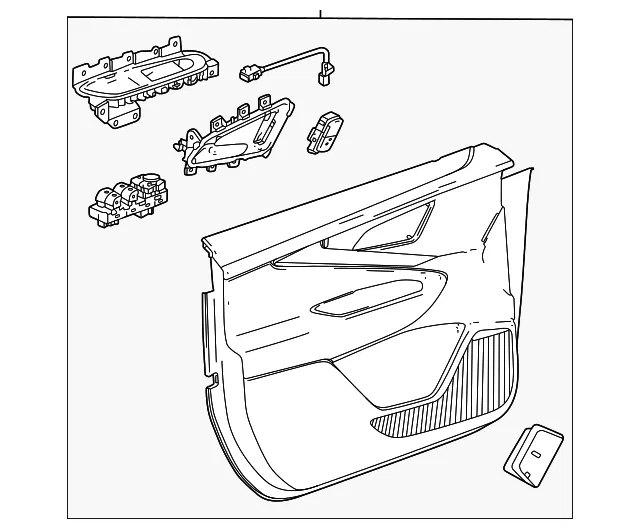 Door Trim Panel - GM (85824805)