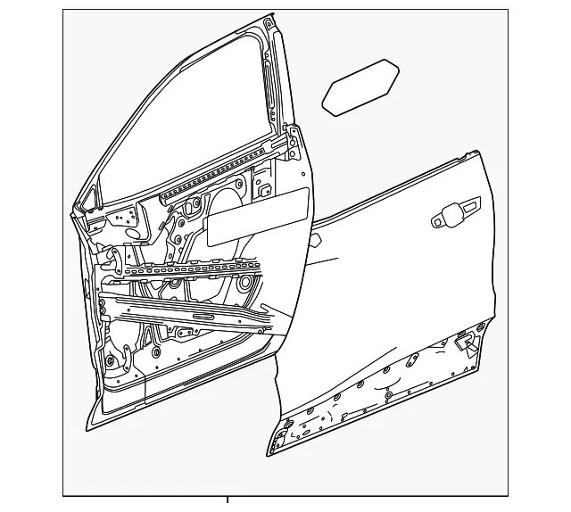 Door Shell - GM (85825747)