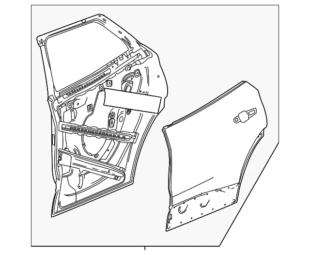 Door Shell - GM (85825749)