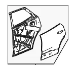 Door Shell - GM (85825749) - view 3