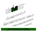 Front Emblem - GM (85825813) - view 4