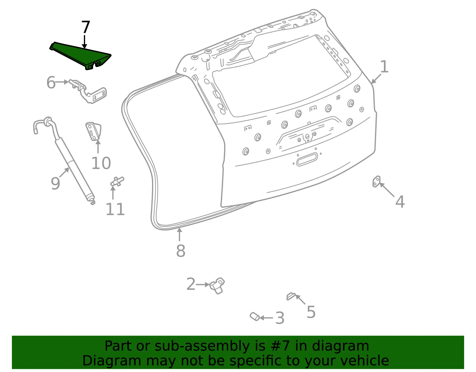 Hinge Cover - GM (85829643) - view 3
