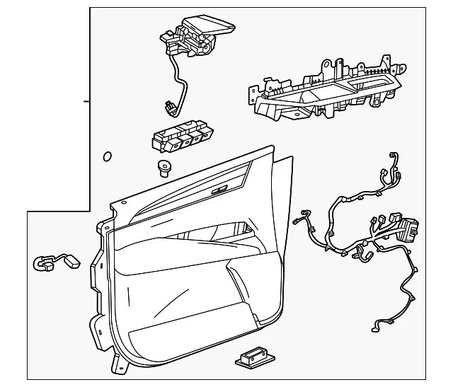 Door Trim Panel - GM (85834387)