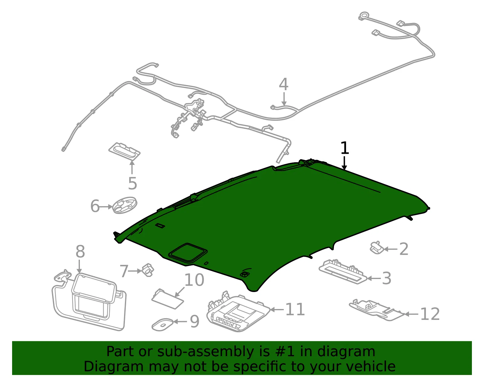 Headliner - GM (85842612) - view 2