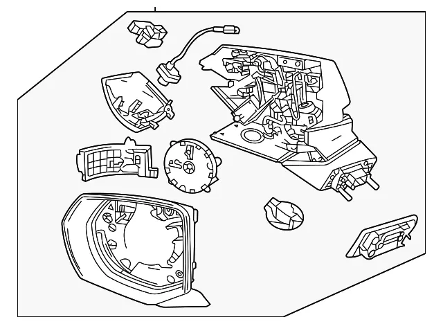 Mirror Assembly - GM (85847181)