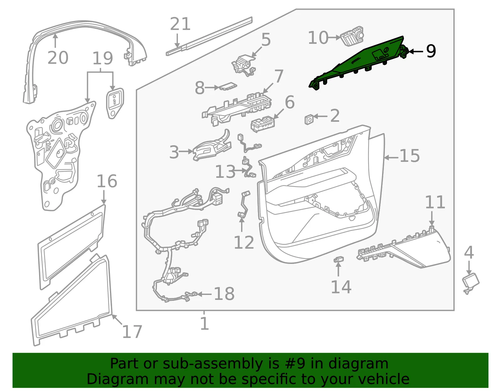 Front Applique - GM (85854739) - view 3