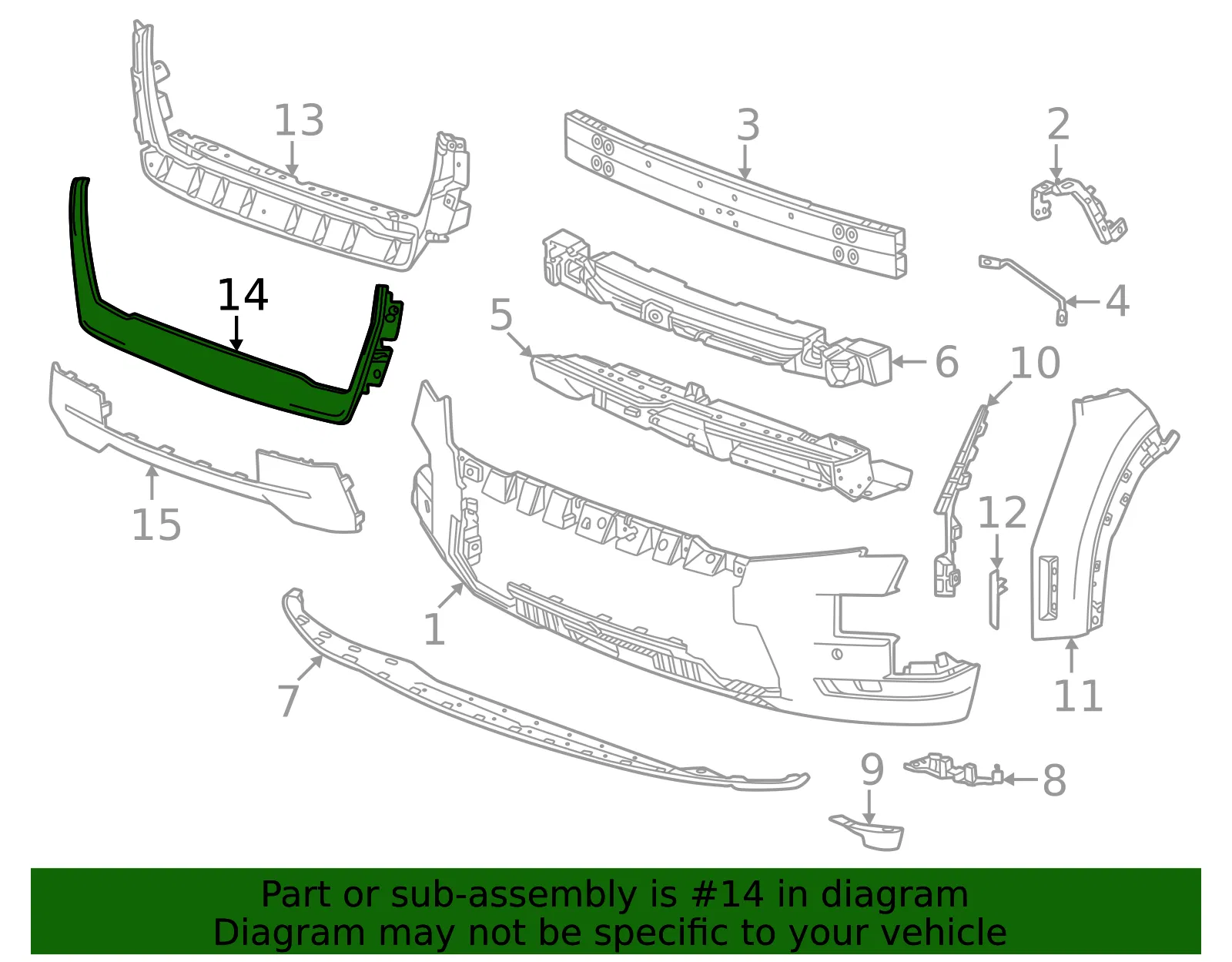 Molding - GM (85880796) - view 2