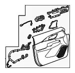 Door Trim Panel - GM (86278848) - view 3