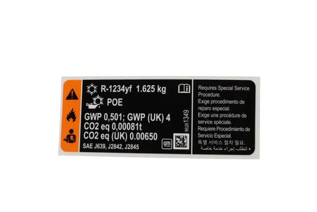 Label - GM (86281349) - view 6