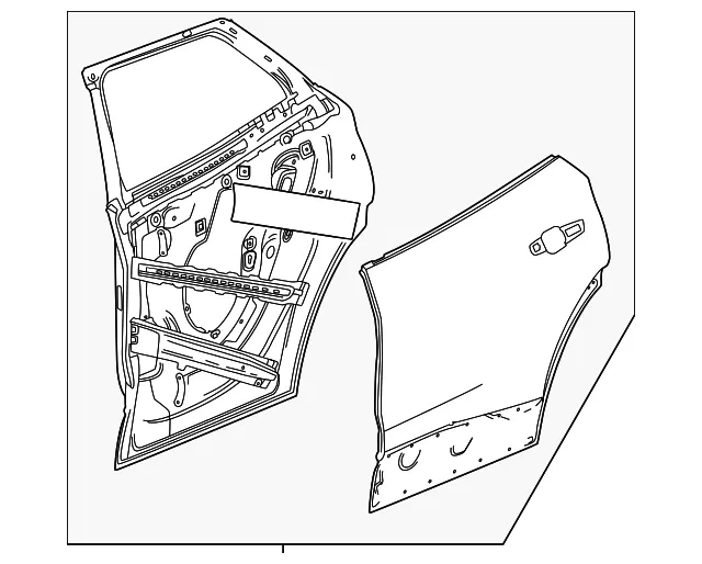 Door - GM (86305402) - view 2