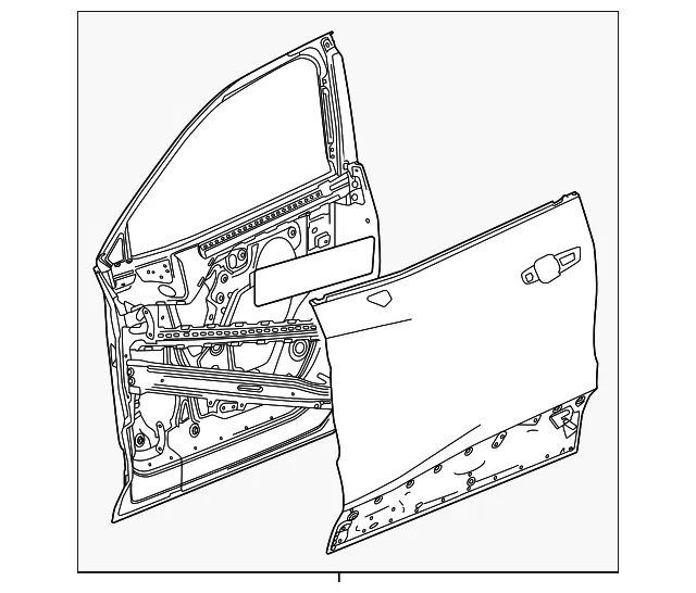 Door - GM (86305403) - view 2
