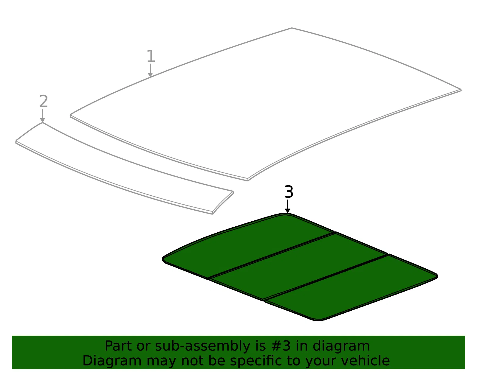 Sunshade Kit - GM (86306847) - view 2