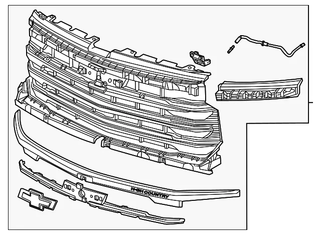 Front Grille - GM (86315569)