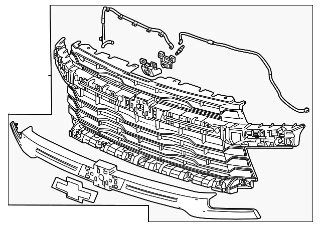 Grille - GM (86347398)