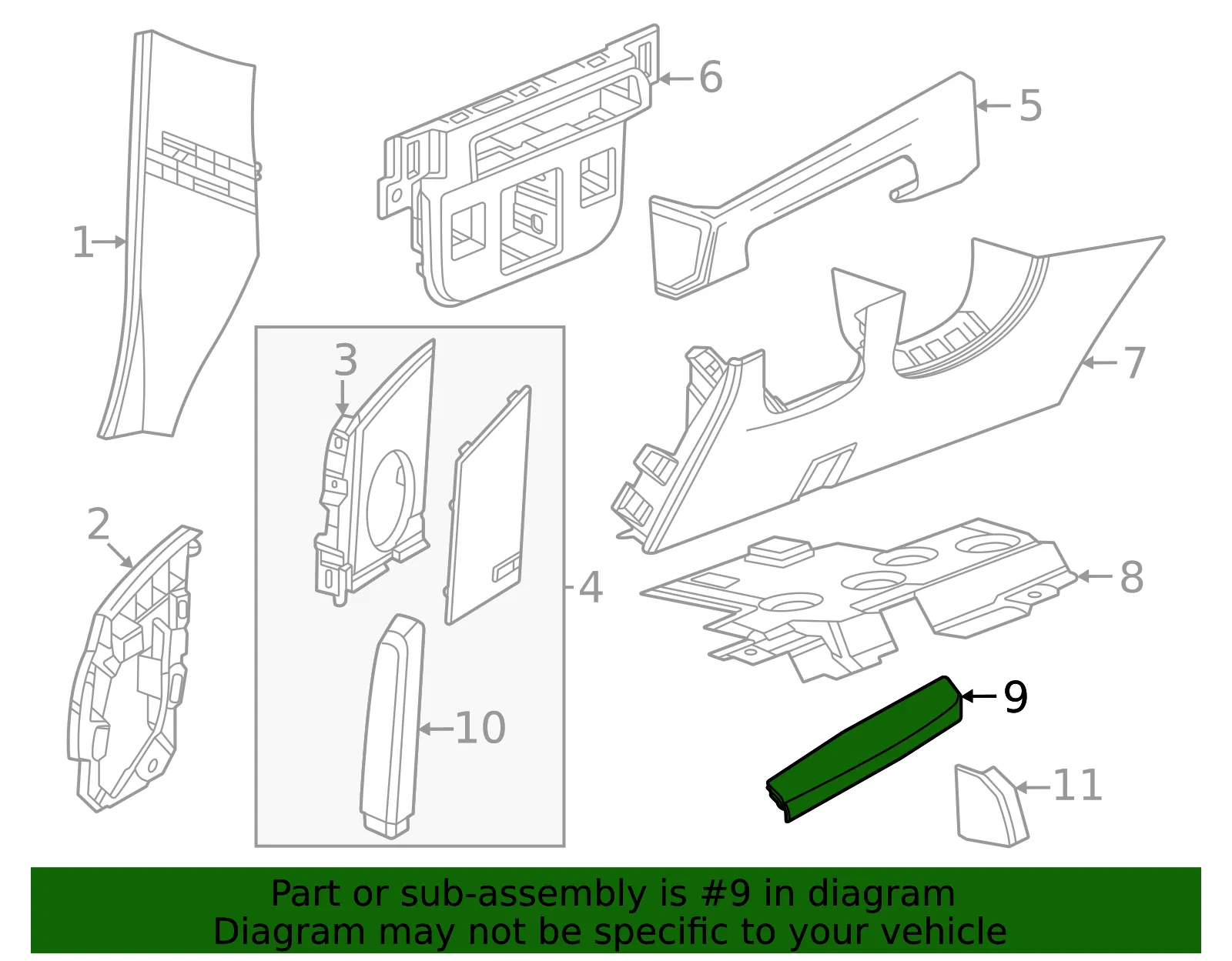 Front Applique - GM (86356800) - view 2