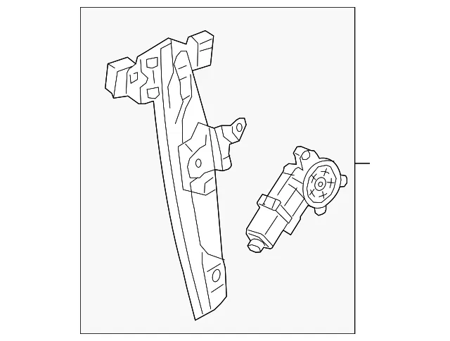 Window Regulator - GM (86508567) - view 4