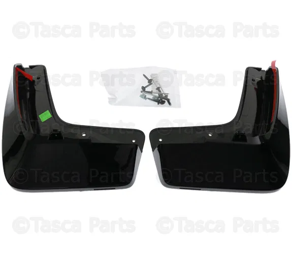 Front Molded Splash Guards - Gloss Black - GM (86511688)