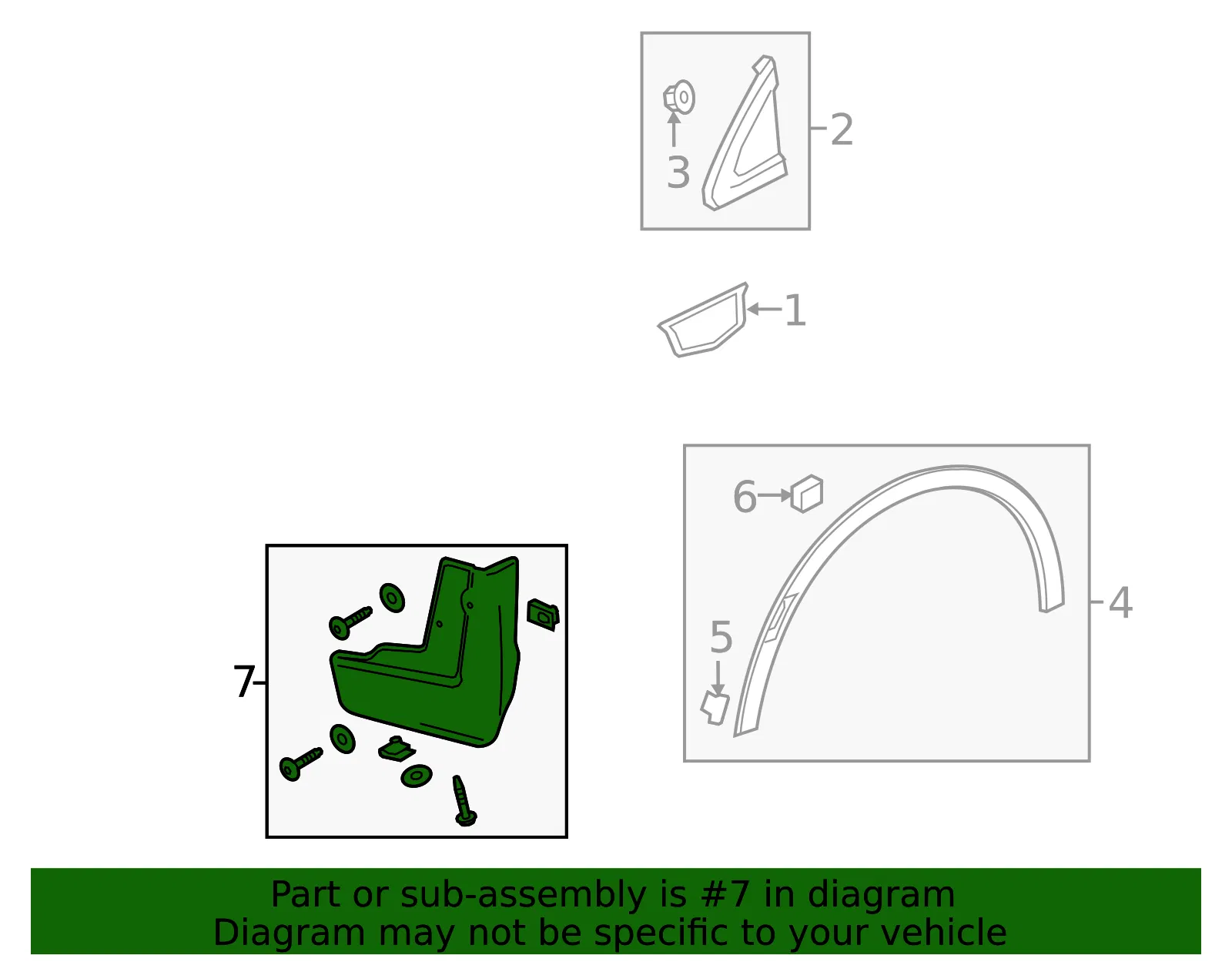 Splash Guards, Front - GM (86511780) - view 5