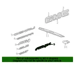Nameplate - GM (86516012) - view 6
