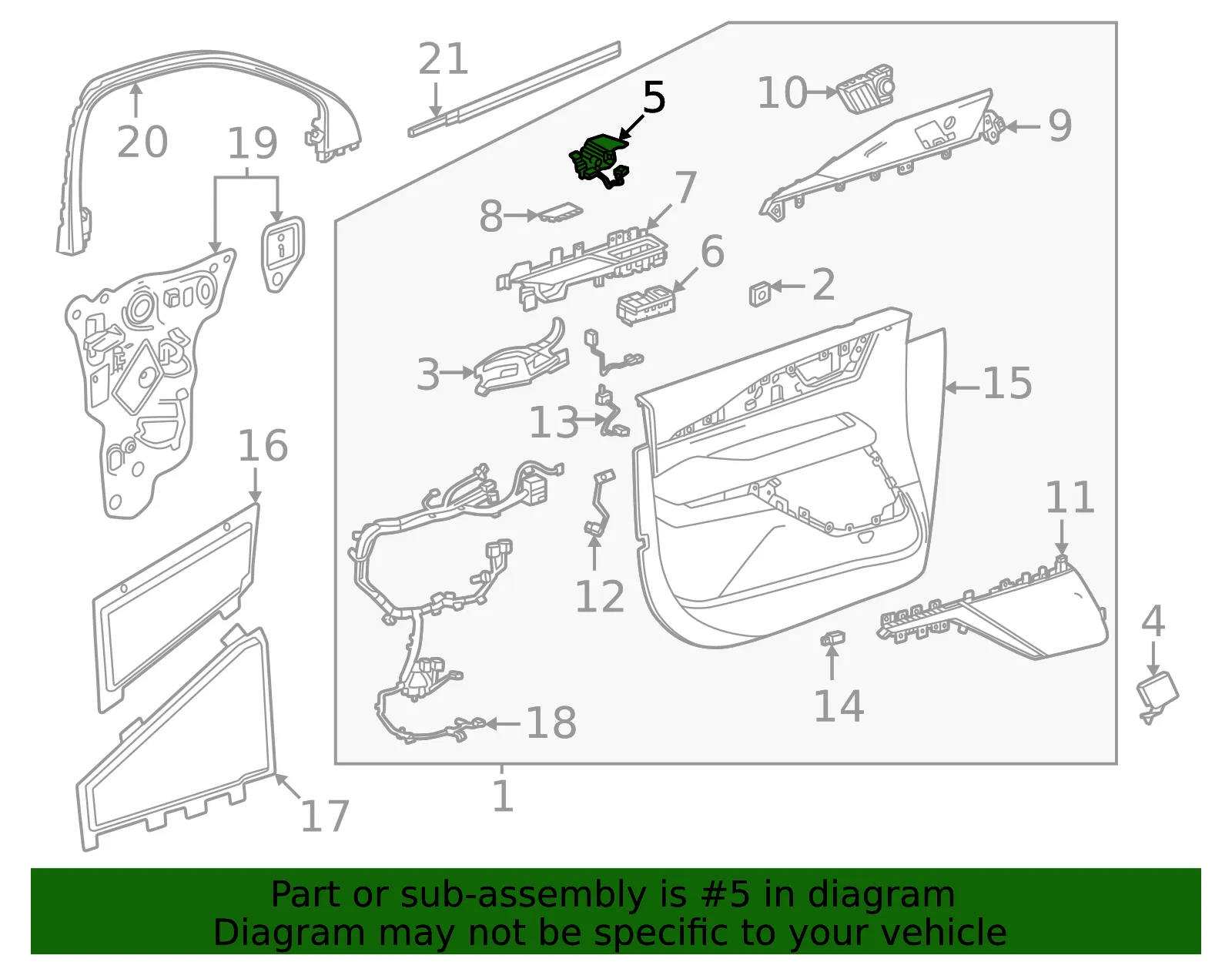 Handle, Inside - GM (86519120) - view 6