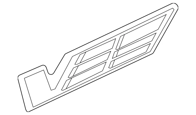Nameplate - GM (86531579) - view 3