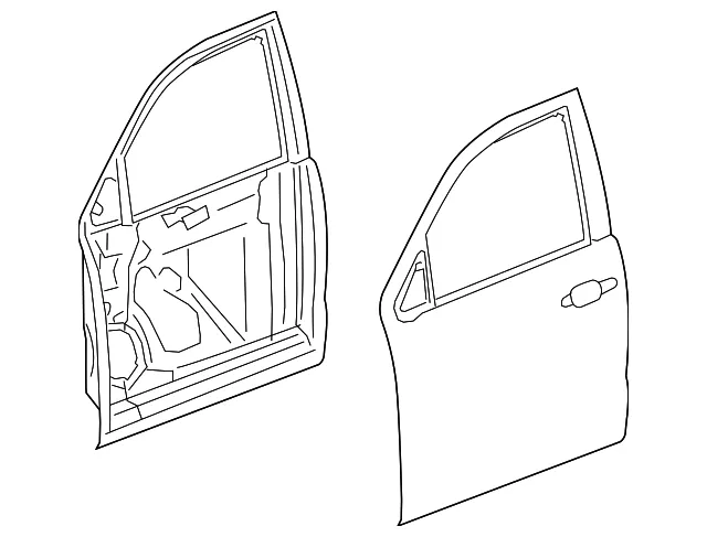 Door Shell - GM (86532540) - view 2