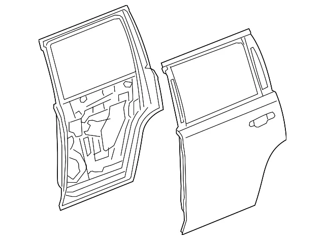 Door Shell - GM (86532550) - view 2