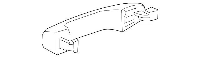 Handle, Outside - GM (86532877) - view 3