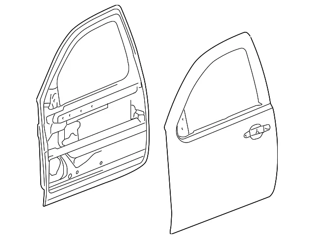 Door Shell - GM (86532987) - view 3