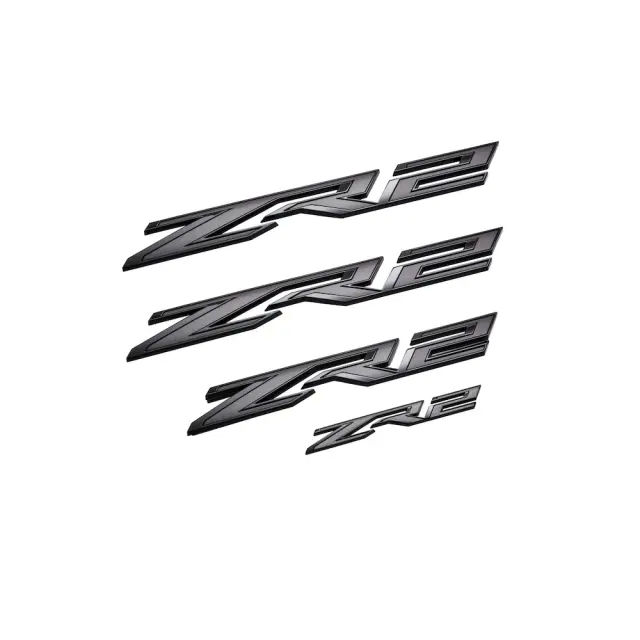 Exterior Emblem Kit, ZR2, Black - GM (86539790)
