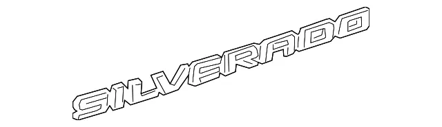 Tailgate Emblem - GM (86547028) - view 4