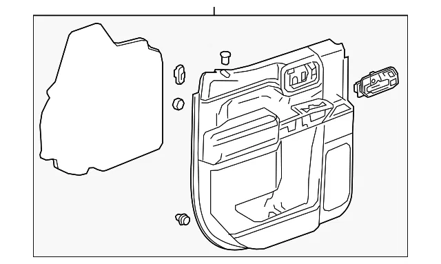 Door Trim Panel - GM (86555989) - view 5