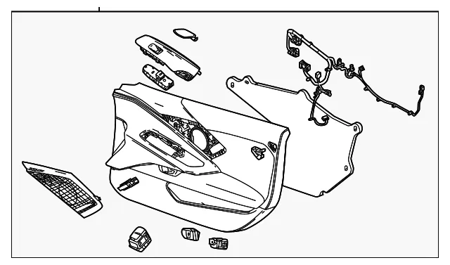 Door Trim Panel - GM (86556972)