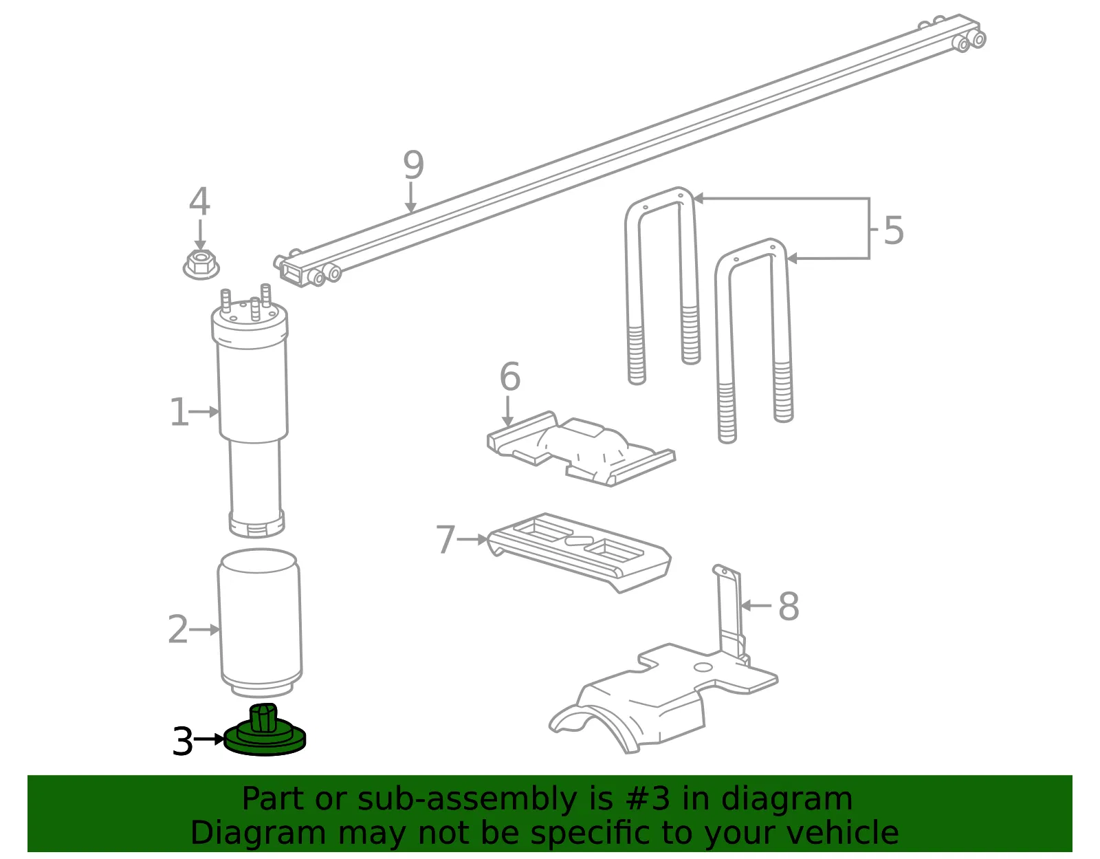 Bumper - GM (86558793) - view 3