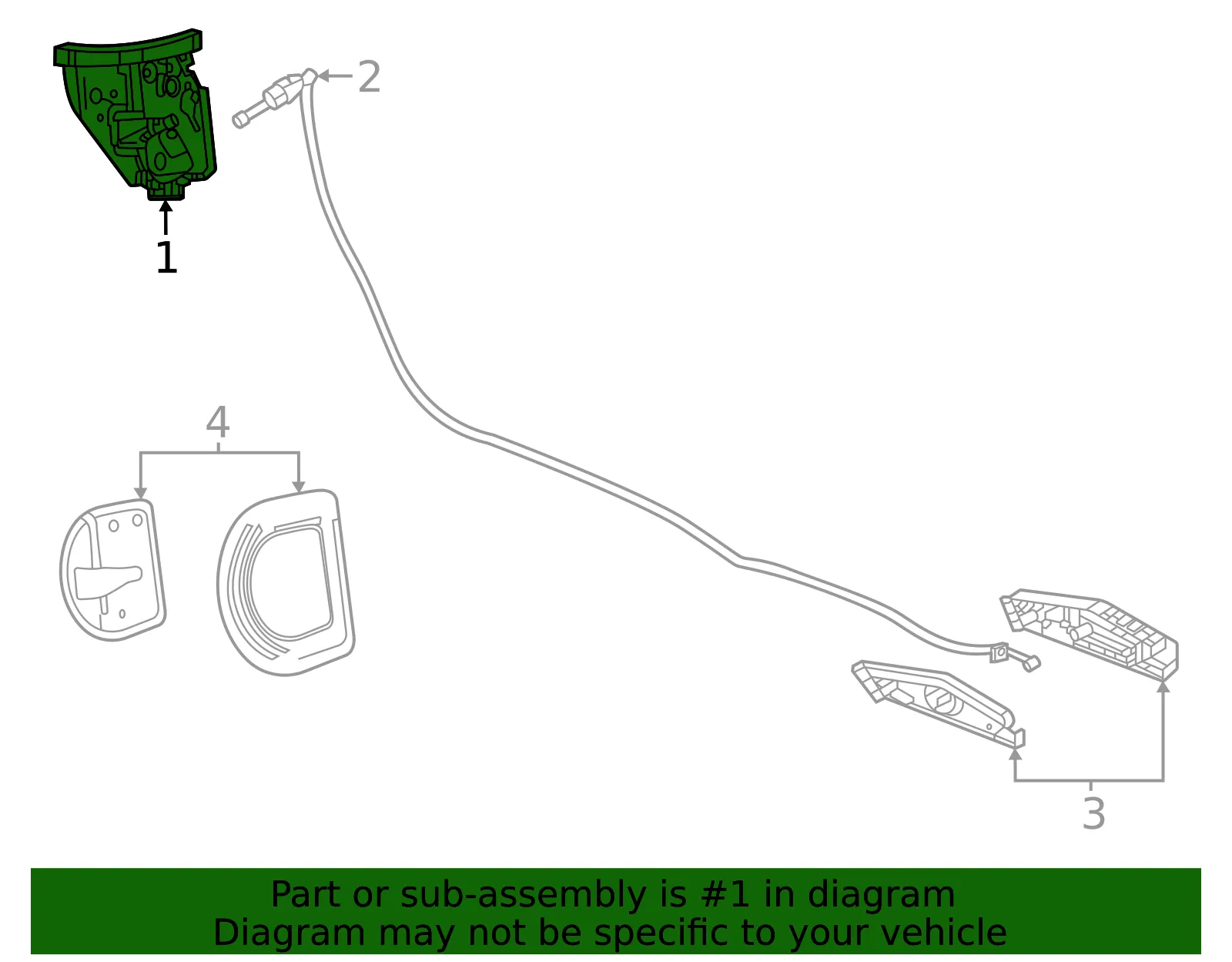 Latch - GM (86561538) - view 2