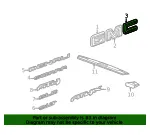 Nameplate - GM (86561645) - view 7