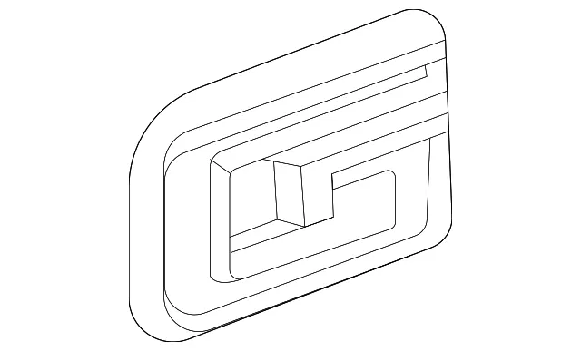 Nameplate - GM (86561646) - view 2
