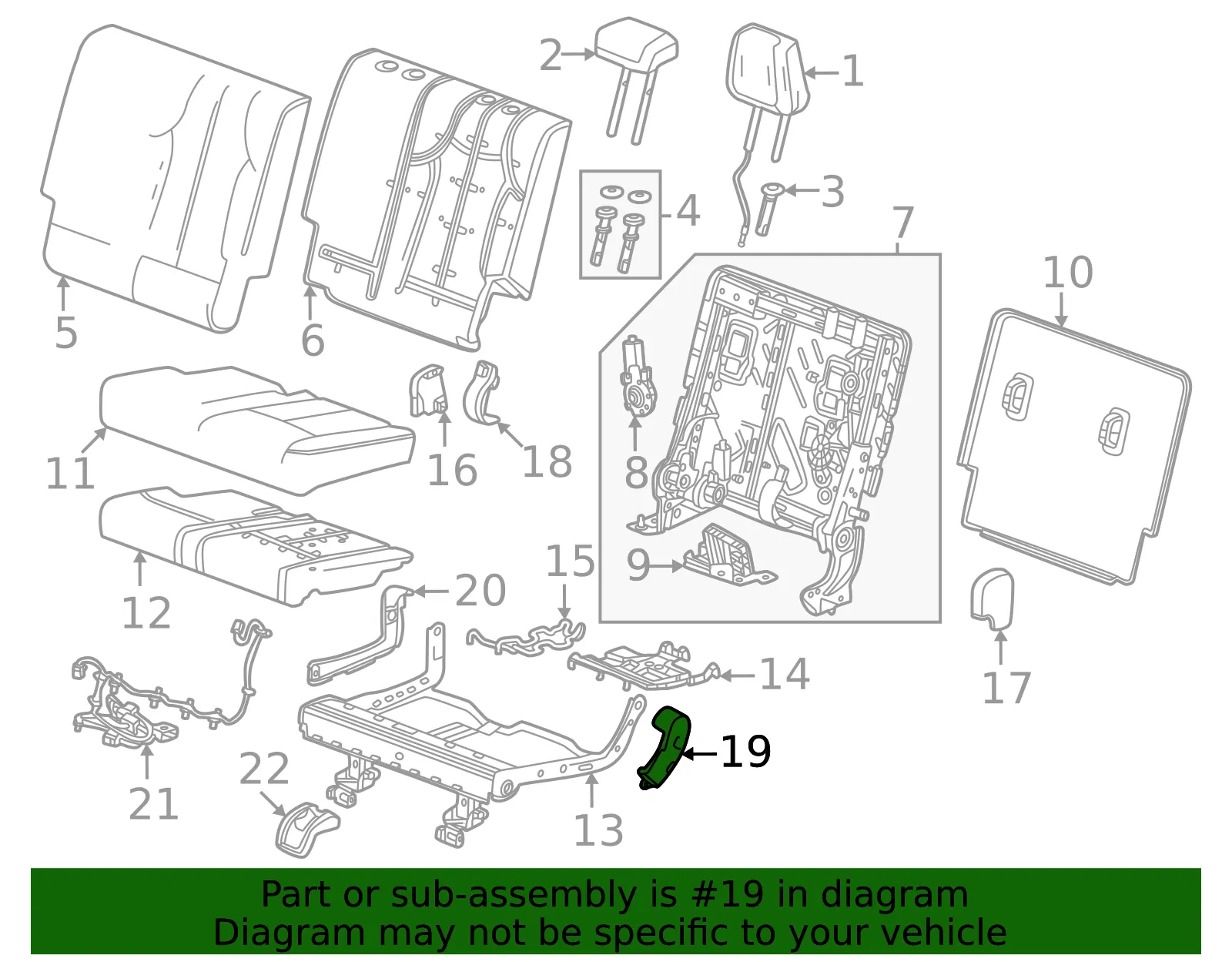 Hinge Cover - GM (86562069) - view 5