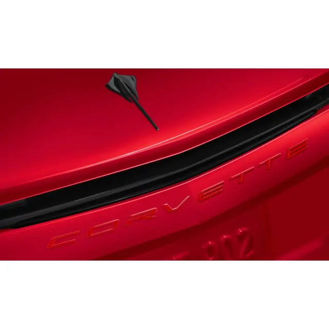 Corvette Script Rear Emblem, Torch Red - GM (86563272)