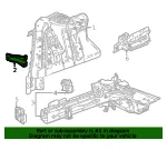 Apron Assembly Bracket - GM (86564311) - view 7