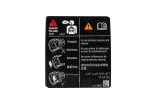Caution Label - GM (86571467) - view 8